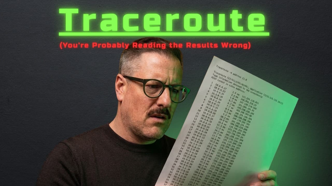 Traceroute: You're Probably Reading the Results Wrong